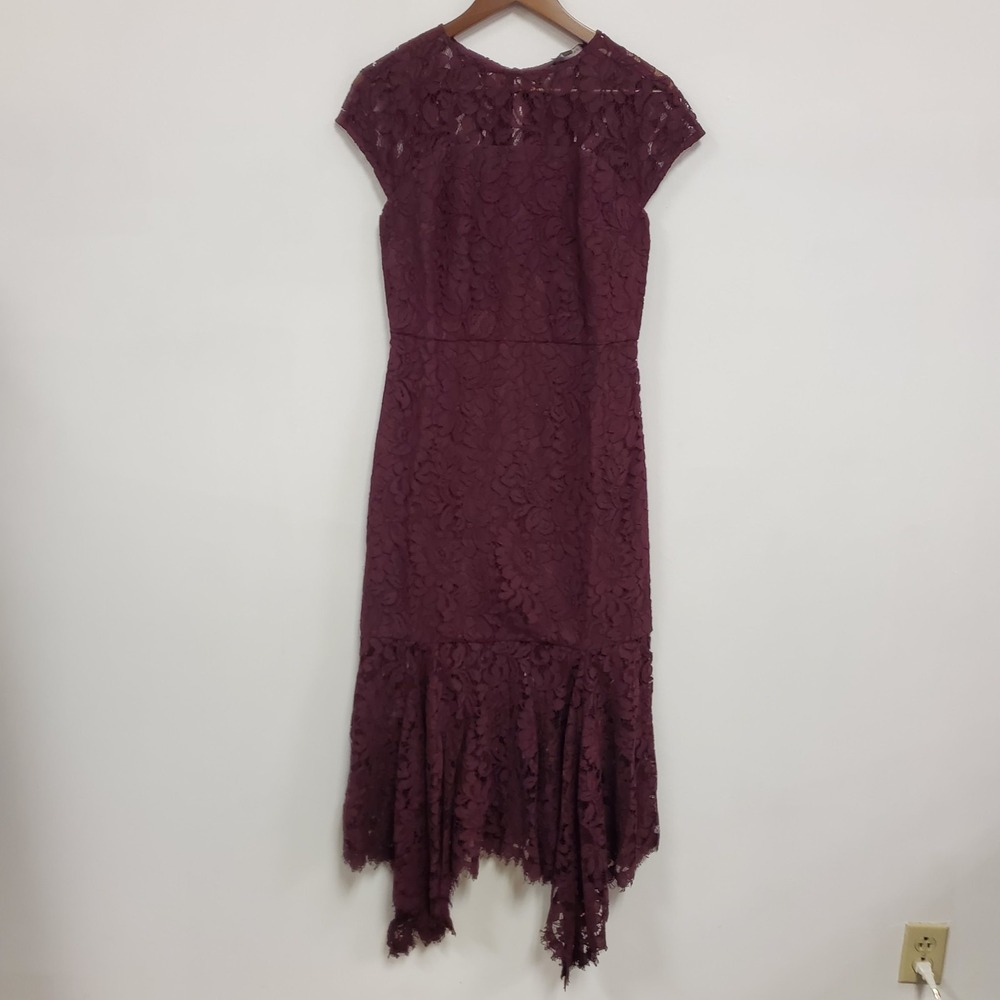 Banana‎ Republic Womens Floral Lace Maxi Dress Size 4 Party Wedding Formal